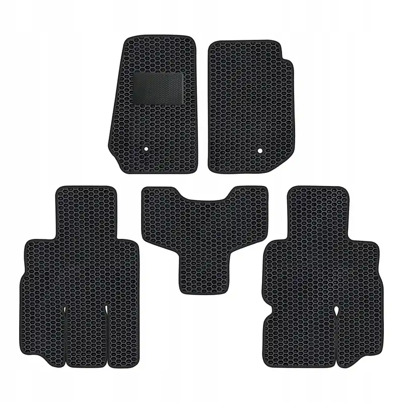 Tani Dywaniki samochodowe Gumowe EVA do Jeep Wrangler III 4/5-drzwi 2006-2017