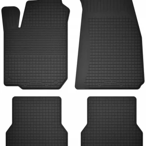 DYWANIKI SAMOCHODOWE GUMOWE CZARNE - Korytkowe rant 2CM KOMPLET Ekspresowa dostawa