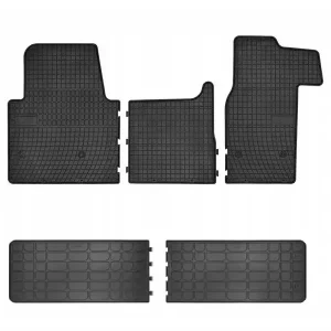 RENAULT Master 3 od 2010- 7 osób Doka Brygadówka DYWANIKI GUMOWE Ekspresowa dostawa