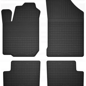 Oryginalny DYWANIKI SAMOCHODOWE GUMOWE CZARNE - Korytkowe rant 2CM KOMPLET