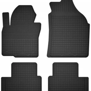 Wyprzedaż DYWANIKI SAMOCHODOWE GUMOWE CZARNE - Korytkowe rant 2CM KOMPLET