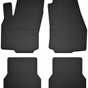 Ekspresowa dostawa DYWANIKI SAMOCHODOWE GUMOWE CZARNE - Korytkowe rant 2CM KOMPLET