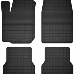 DYWANIKI SAMOCHODOWE GUMOWE CZARNE - Korytkowe rant 2CM KOMPLET Rabat