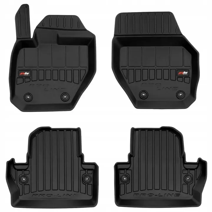 Autentyczny VOLVO S60 II 2010-2018 DYWANIKI GUMOWE KORYTKA