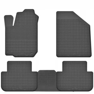 Dywaniki gumowe do Nissan Almera Tino TUNEL CZARNE DYWANIKI NA WYMIAR Tylko dziś