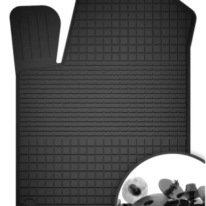 DYWANIK GUMOWY KIEROWCY czarne korytkowe dywaniki samochodowe rant 2CM 1szt Kup teraz