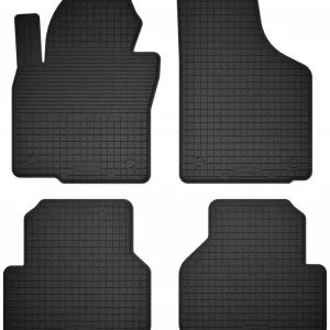 DYWANIKI SAMOCHODOWE GUMOWE CZARNE - Korytkowe rant 2CM KOMPLET Tylko dziś