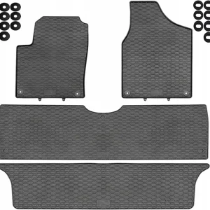 Dywaniki Samochodowe Gumowe VW Sharan Galaxy Alhambra 7os (1996-2010) Oryginalny