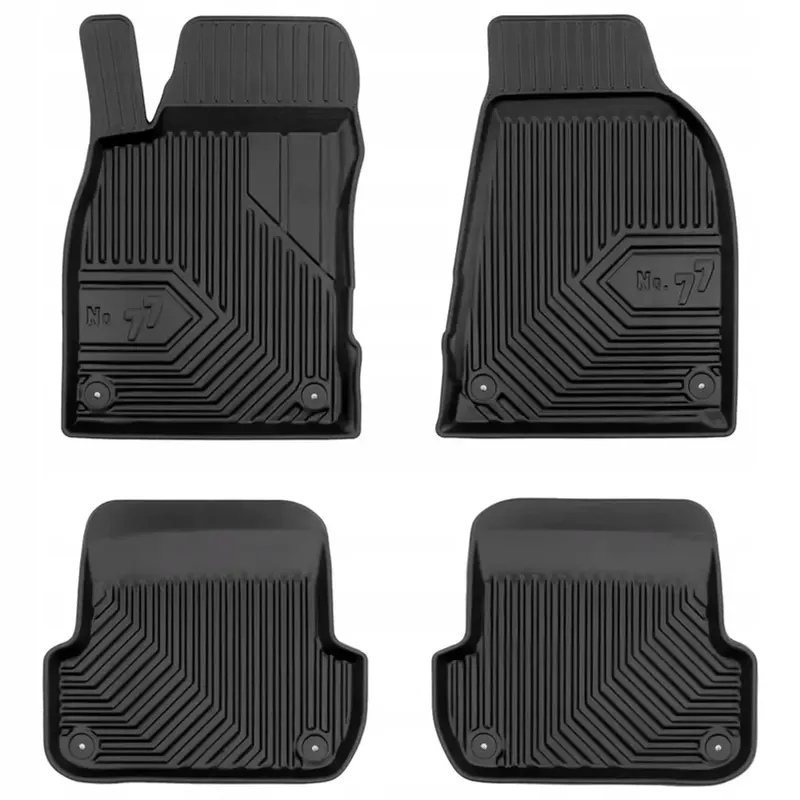 Tani Dywaniki samochodowe korytka gumowe No.77 do Seat Exeo 2008-2013