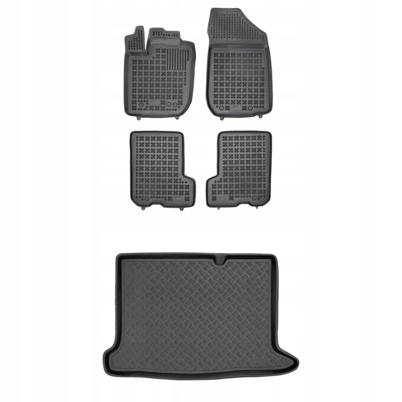 Zestaw dywaniki i mata korytka Dacia Sandero II 2012-2020 4x2 + Stopery Zamów teraz