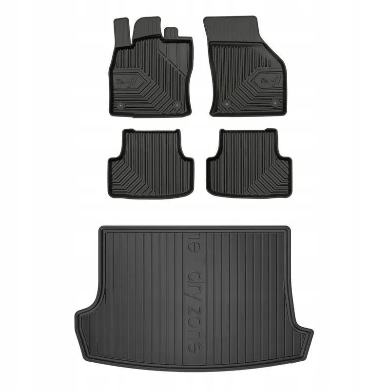 Dywaniki gumowe + mata VW T-Roc 17- górna podłoga Kup teraz