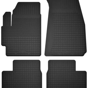 DYWANIKI SAMOCHODOWE GUMOWE CZARNE - Korytkowe rant 2CM KOMPLET Bezpieczna płatność
