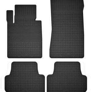 DYWANIKI SAMOCHODOWE GUMOWE CZARNE - Korytkowe rant 2CM KOMPLET Oferta limitowana