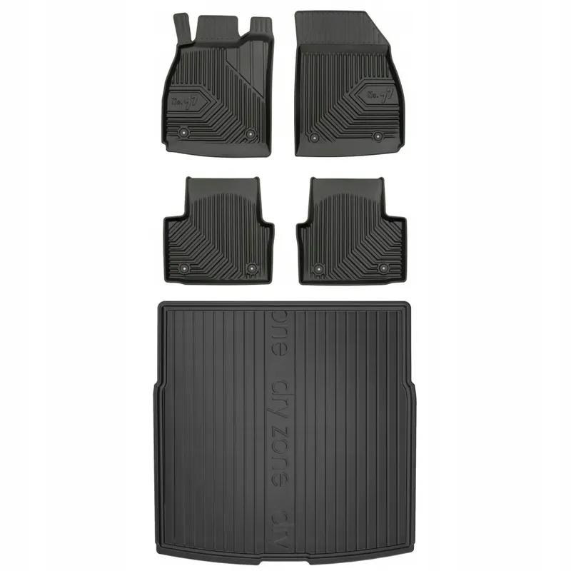 Wyprzedaż Gumowy zestaw dywaniki i mata Opel Insignia A 2008-2017 Liftback, wersja In