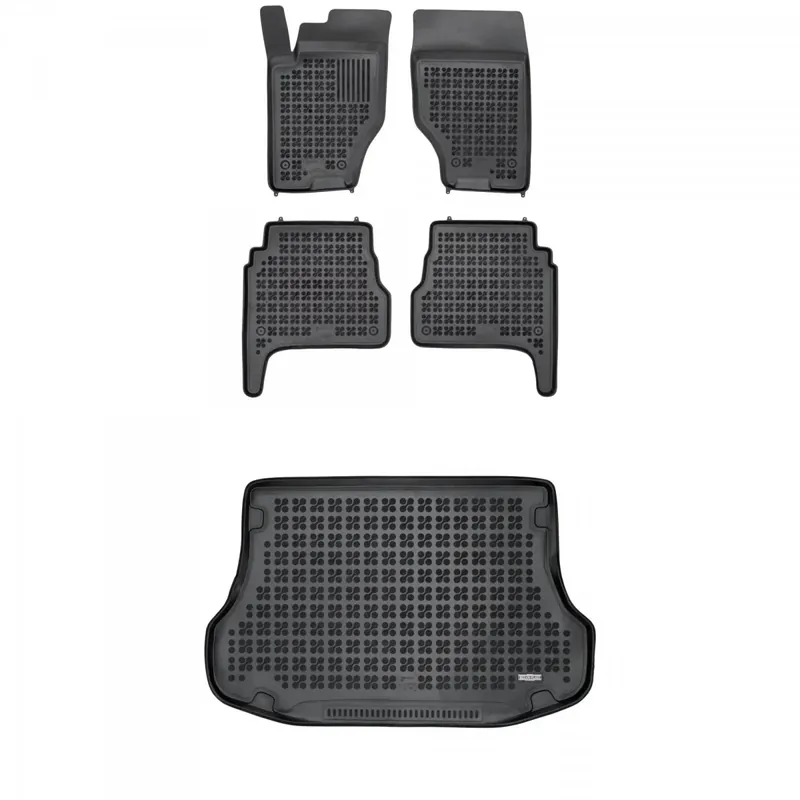 Najlepsza cena Gumowy zestaw dywaniki i mata korytka Kia Sorento I 2003-2009 5 osobowy