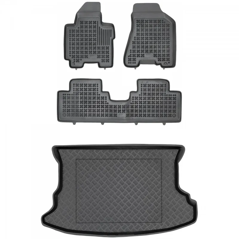 Najlepsza cena Zestaw dywaniki i mata korytka Kia Sportage II 2004-2010 + Stopery