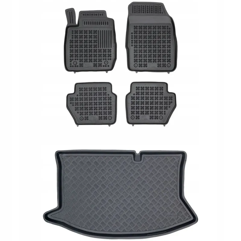 Zestaw dywaniki i mata korytka Ford Fiesta VI 2008-2016 + Stopery Bezpieczna płatność