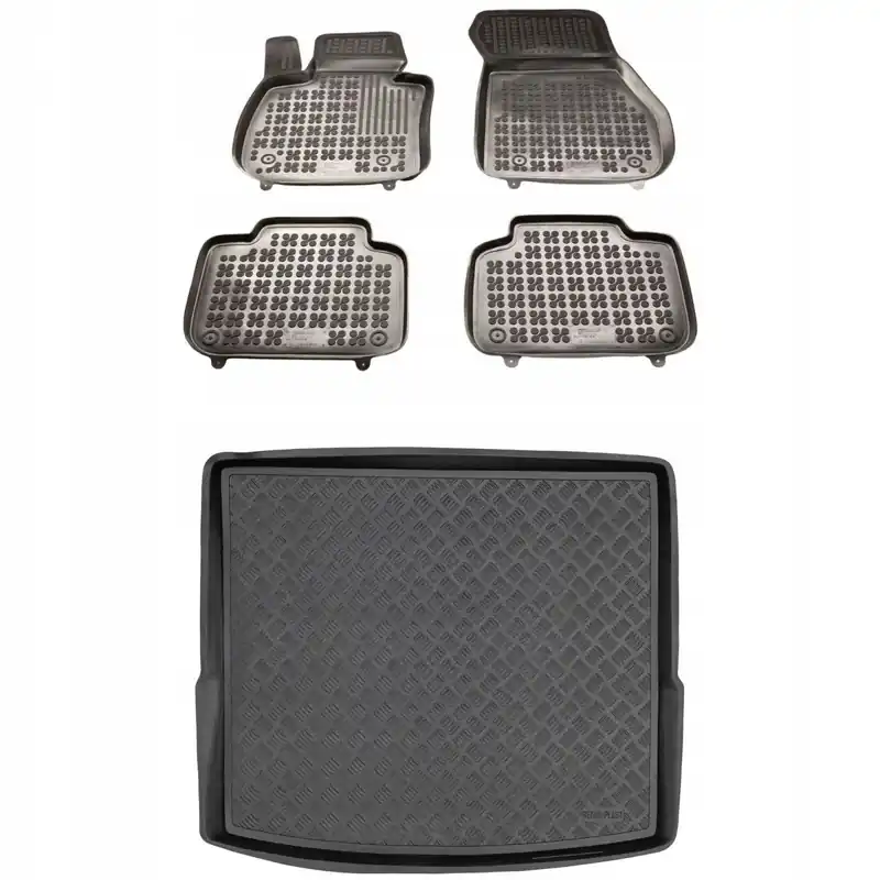 Zestaw dywaniki i mata korytka BMW X1 F48 2016-2022 bez przesuwanej kanapy Niska cena