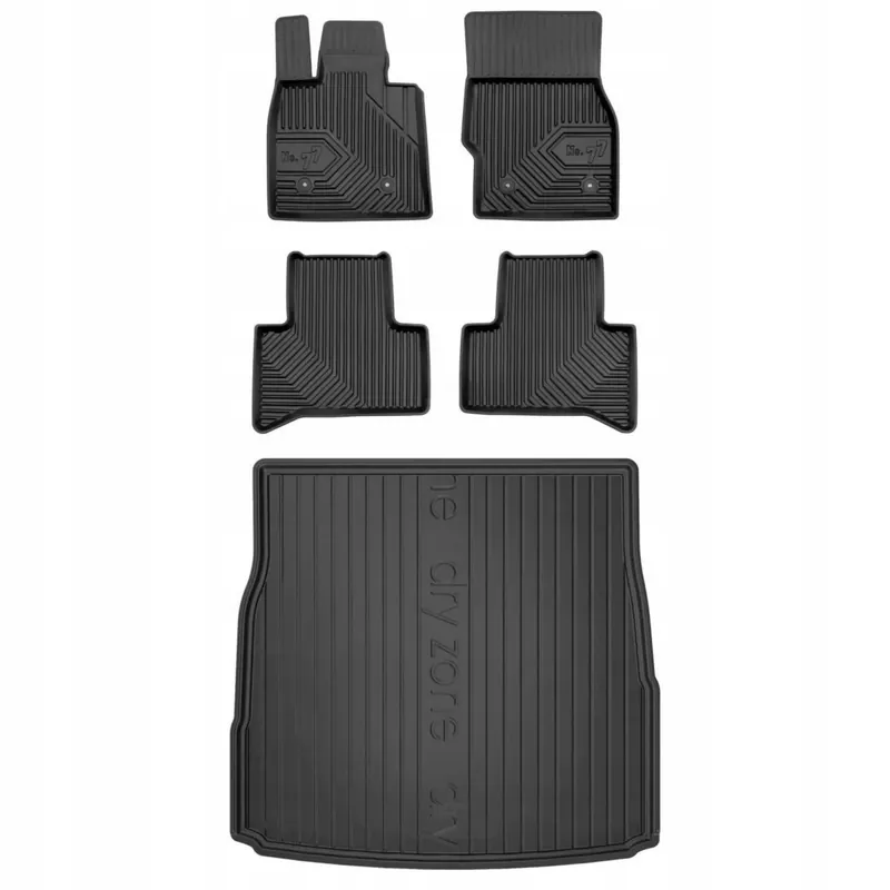 Oferta limitowana Gumowy zestaw dywaniki i mata Alfa Romeo Stelvio od 2016 bez subwoofera