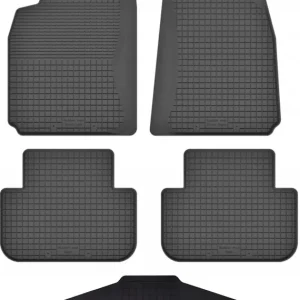 DYWANIKI SAMOCHODOWE GUMOWE CZARNE - Korytkowe ZESTAW rant 2CM + TUNEL Tylko dziś