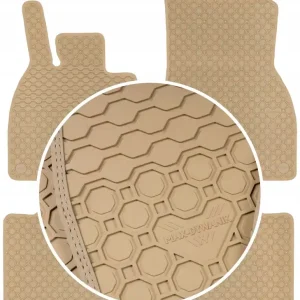 Mercedes EQS 2021- Dywaniki BEŻOWE Premium