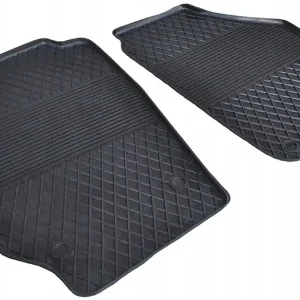 Oryginalny SKODA FABIA II DYWANIKI SAMOCHODOWE GUMOWE PRZÓD PRZODY KORYTKA 2 szt
