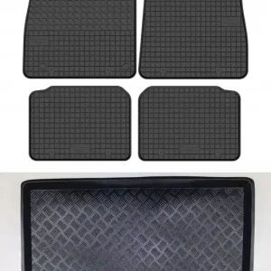 dywaniki + bagażnik do: Nissan Micra K14 2017-2022 hatchback Ekspresowa dostawa