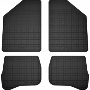 DYWANIKI SAMOCHODOWE GUMOWE CZARNE - Korytkowe rant 2CM KOMPLET Ostatnia szansa