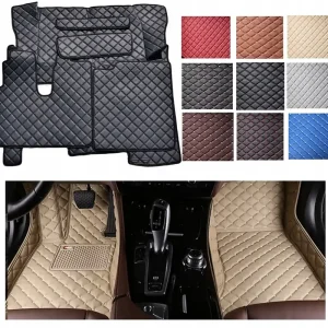 SKÓRZANE DYWANIKI SAMOCHODOWE mercedesa W205 Premium