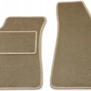 BEŻOWE DYWANIKI WELUROWE NA PRZÓD DO RENAULT ESPACE V (2014 - ...) - EXTRA Autentyczny
