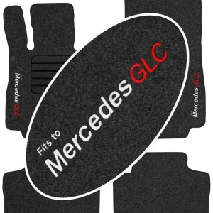 Mercedes GLC X253 2015- Dywaniki z HAFTEM Popularny
