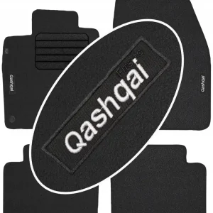 Nissan Qashqai II 2013- Welurowe z NAPISEM Autentyczny