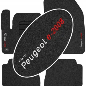 Najlepsza cena Peugeot e-2008 2020- Dywaniki z HAFTEM
