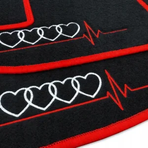 DYWANIKI WELUROWE AUDI A6 C6 (2004-06) PRZED LIFT CZARNE - 2x AUDI EDITION Zamów teraz