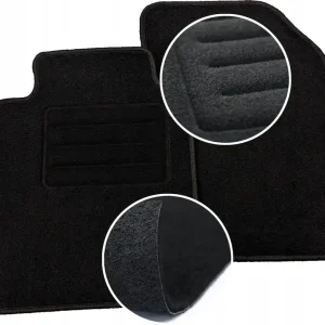 Bezpieczna płatność Dywaniki welurowe czarne LUX GRUBE do VOLVO S90 PRZODY