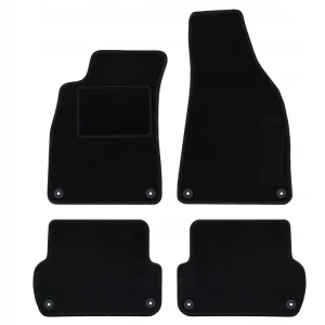 Autentyczny CZARNE DYWANIKI AUDI A6 C7 (2011-2018) CZARNA PRZĘDZA | ST