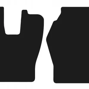 Tani Dywaniki welurowe BASIC czarne do: Scania R i G ciężarowy (2004-2017)