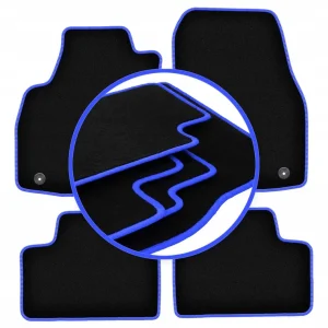 Premium dywaniki samochodowe BLUE do: Opel Astra H sedan, hatchback, kombi, TwinTop