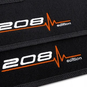 DYWANIKI WELUROWE PEUGEOT 208 II (2019 - …) + HAFT Wysoka jakość