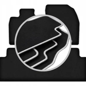 Autentyczny dywaniki samochodowe silver do: Toyota Avensis III T27 kombi, liftback, sed