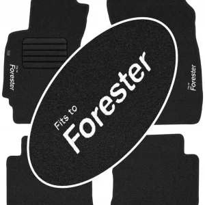 Wysoka jakość Subaru Forester III 2008-2013 Welurowe z NAPISEM