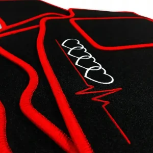 DYWANIKI WELUROWE AUDI TT 8N (1998 - 2006) + HAFT Premium