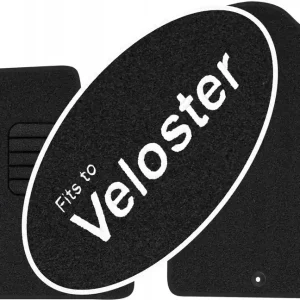 Hyundai Veloster 2011-2018 Welurowe z NAPISEM Promocja