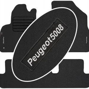 Oryginalny Peugeot 5008 I 5os 2009-2016 Welurowe z NAPISEM