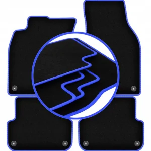 dywaniki samochodowe BLUE do: Audi A6 C6 sedan, kombi, avant 2004-2006 Nowość