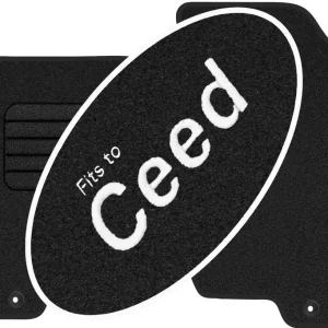 Wysoka jakość Kia Ceed I 2007-2010 Welurowe z NAPISEM