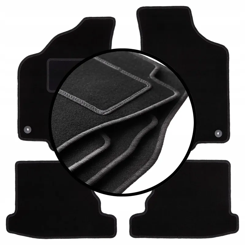 Dywaniki welurowe komplet do: Volkswagen Polo III 6N hatchback, sedan, clas Najlepsza cena