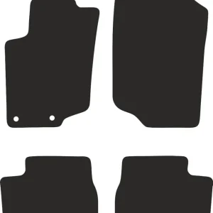 Dywaniki welurowe BASIC czarne do: Peugeot 207 SW, kombi, hatchback (2006-2 Tylko dziś