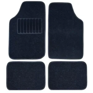 Dywaniki tekstylne uniwersalne czarne , 4 szt. Premium