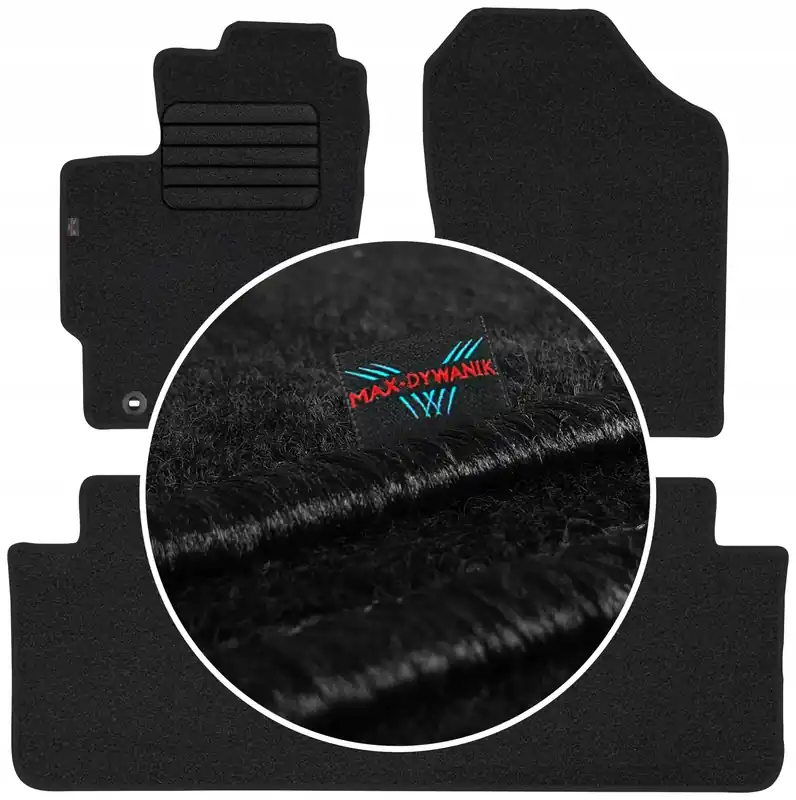 Najlepsza cena Toyota Yaris III 2011-2019 Wycieraczki welurowe